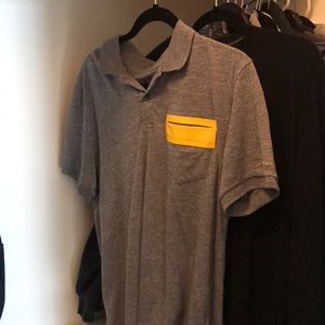 Rare Armani exchange grey polo